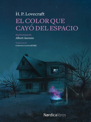 cover image of El color que cayó del espacio